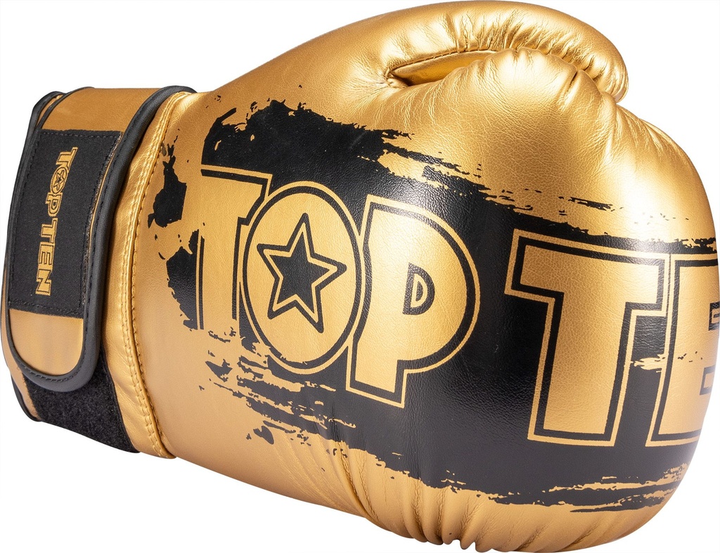 Top Ten Boxhandschuhe Golden Star, Gold-Schwarz 2