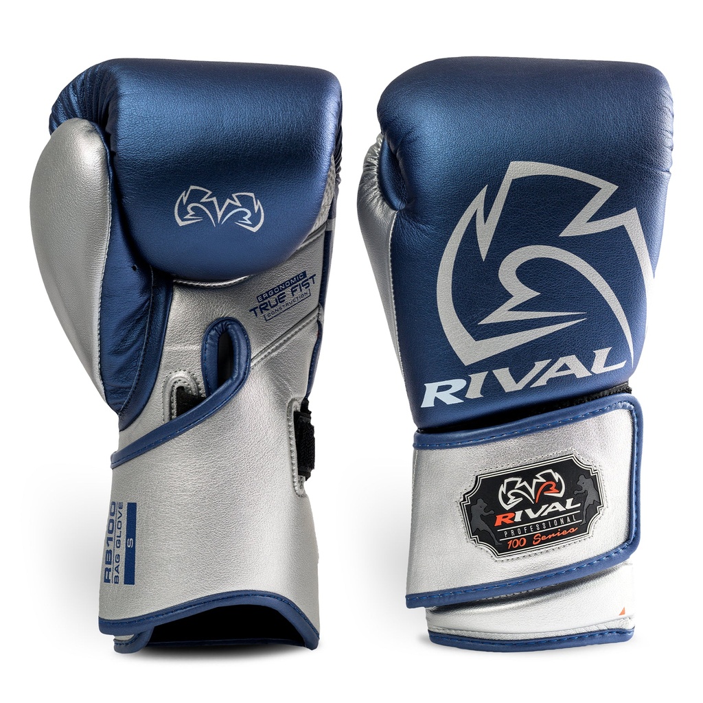 Rival Sandsackhandschuhe RB100 Professional, Blau-Silber