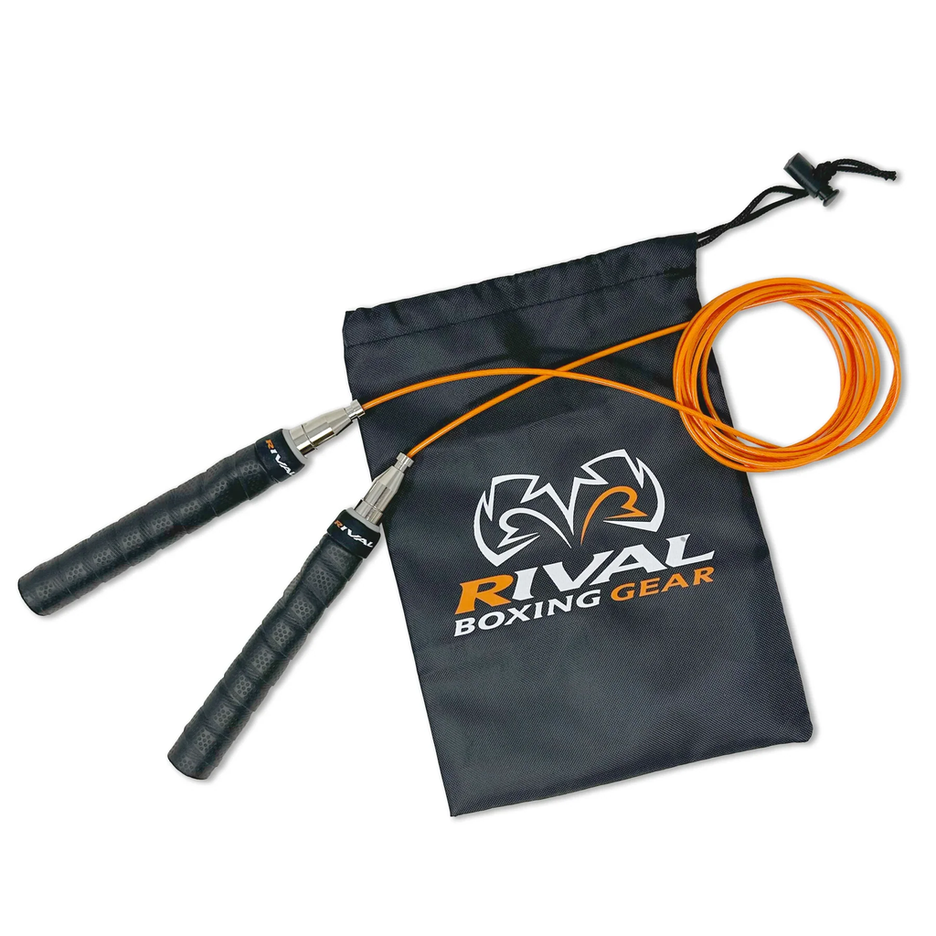 Rival Springseil Comfort Grip, Schwarz-Orange
