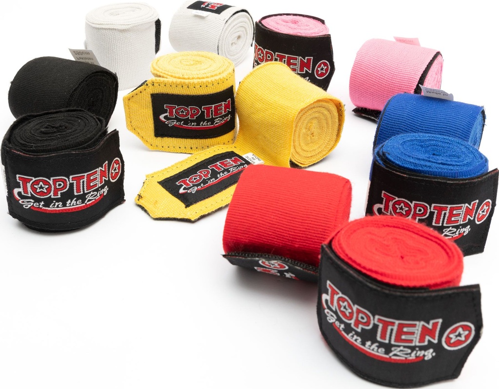 Top Ten Boxbandagen 4,5m Halbelastisch, Blau 2