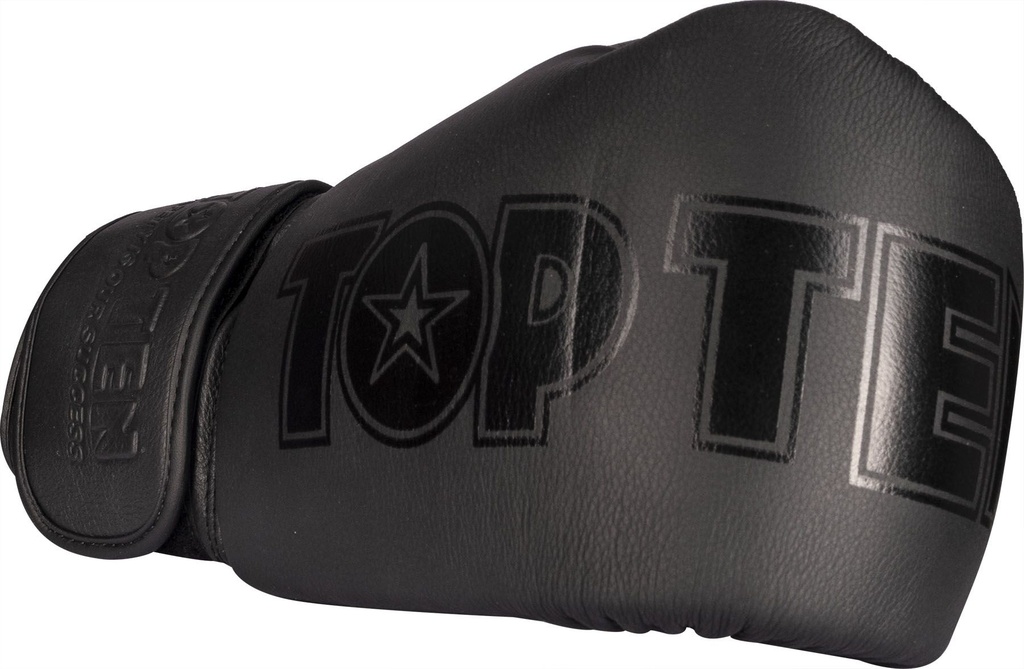 Top Ten Boxhandschuhe Black'n'Black, Schwarz
