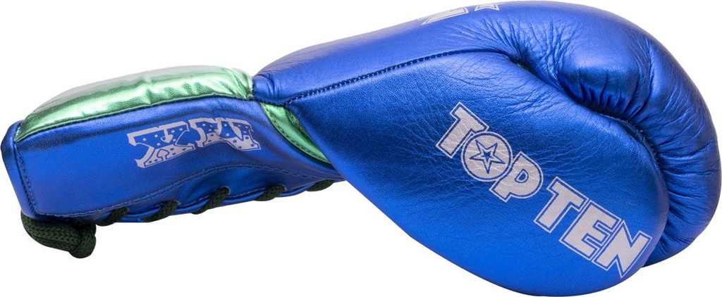 Top Ten Boxhandschuhe Pro MX Fight mit Schnürung, Blau