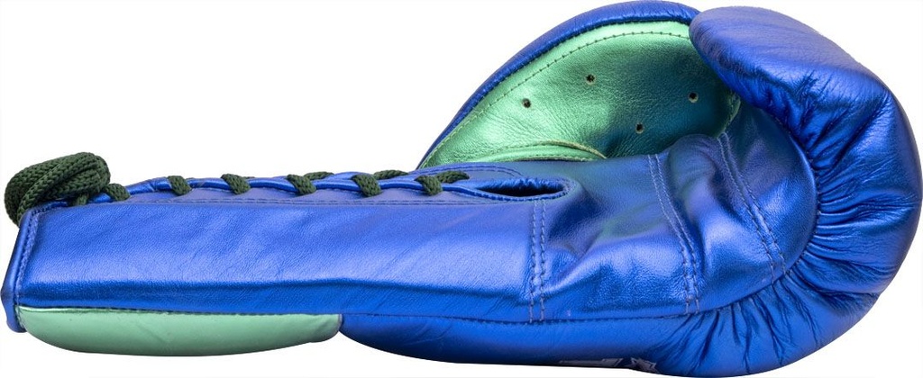 Top Ten Boxhandschuhe Pro MX Fight mit Schnürung, Blau 3