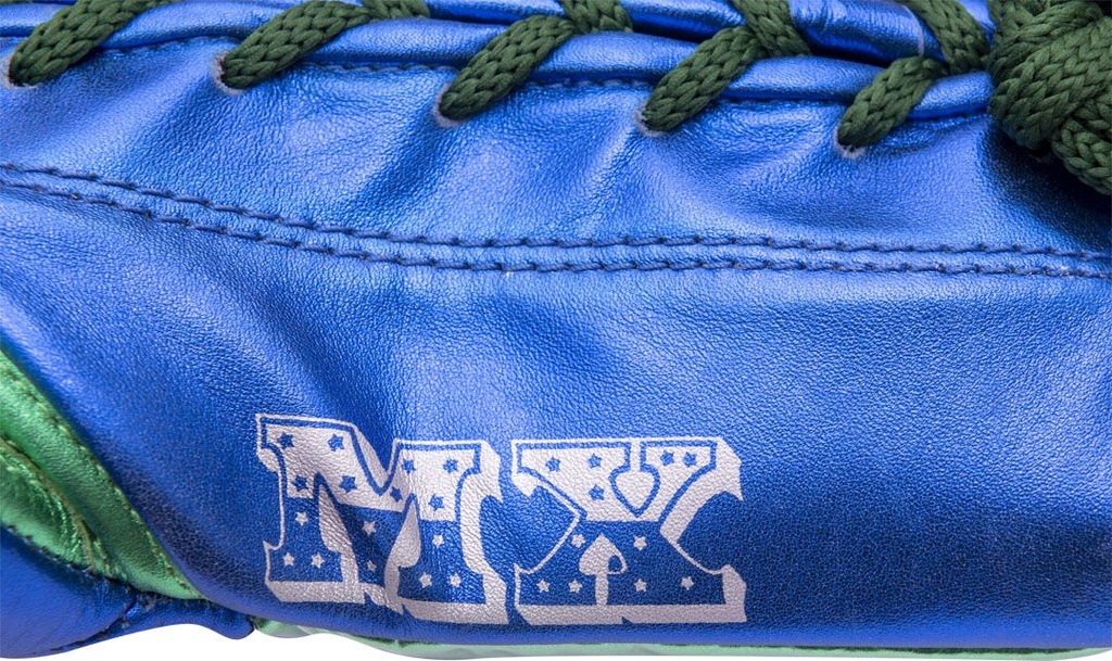 Top Ten Boxhandschuhe Pro MX Fight mit Schnürung, Blau 7