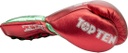 Top Ten Boxhandschuhe Pro MX Fight mit Schnürung, Rot 2