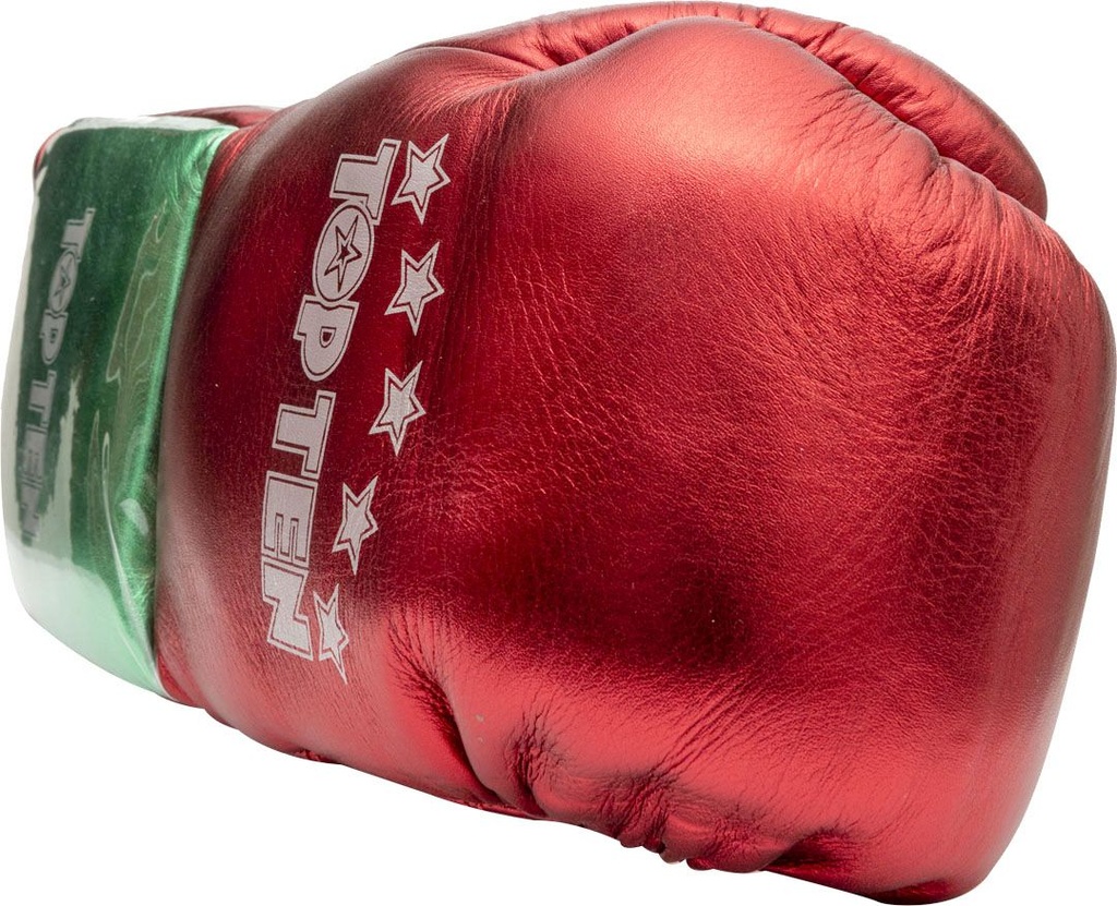 Top Ten Boxhandschuhe Pro MX Fight mit Schnürung, Rot 4