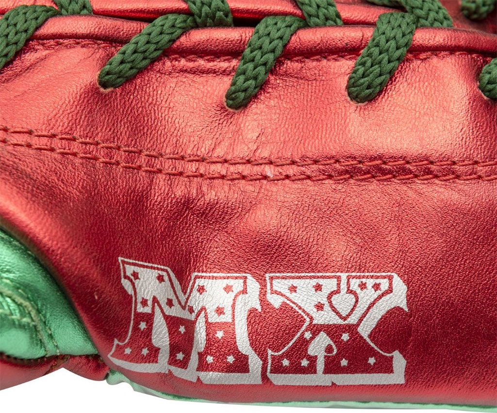 Top Ten Boxhandschuhe Pro MX Fight mit Schnürung, Rot 7