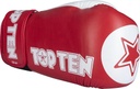 Top Ten Boxhandschuhe Star XLP, Rot-Weiss