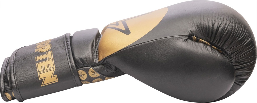 Top Ten Boxhandschuhe Wrist Star, Schwarz-Gold
