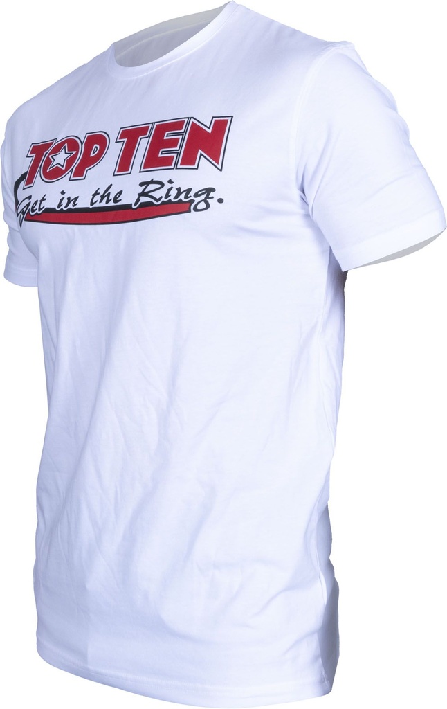 Top Ten T-Shirt Get in the Ring, Weiß