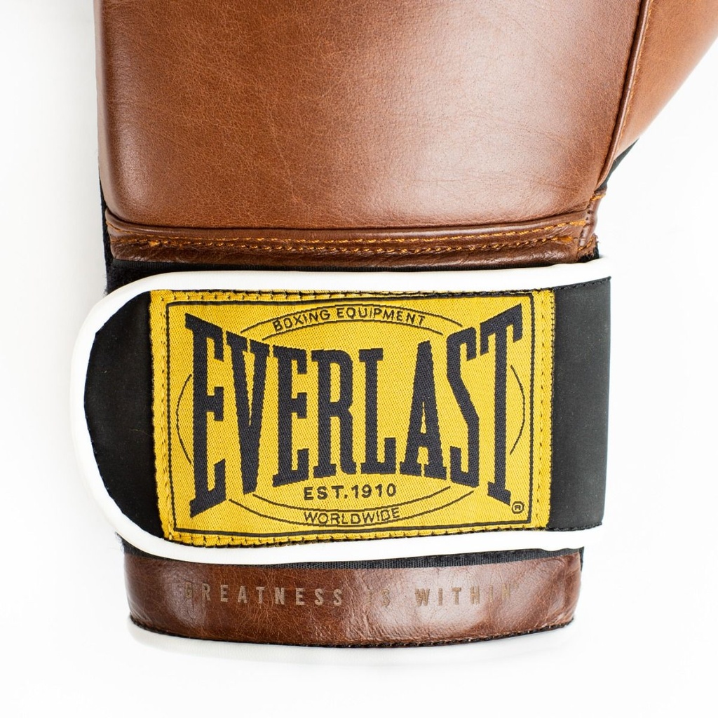 Everlast Boxhandschuhe 1910 Classic Old School, Braun 6