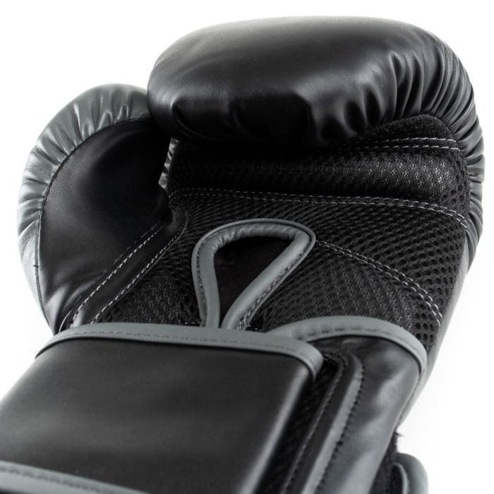 Everlast Boxhandschuhe Powerlock 2R, Schwarz-Grau