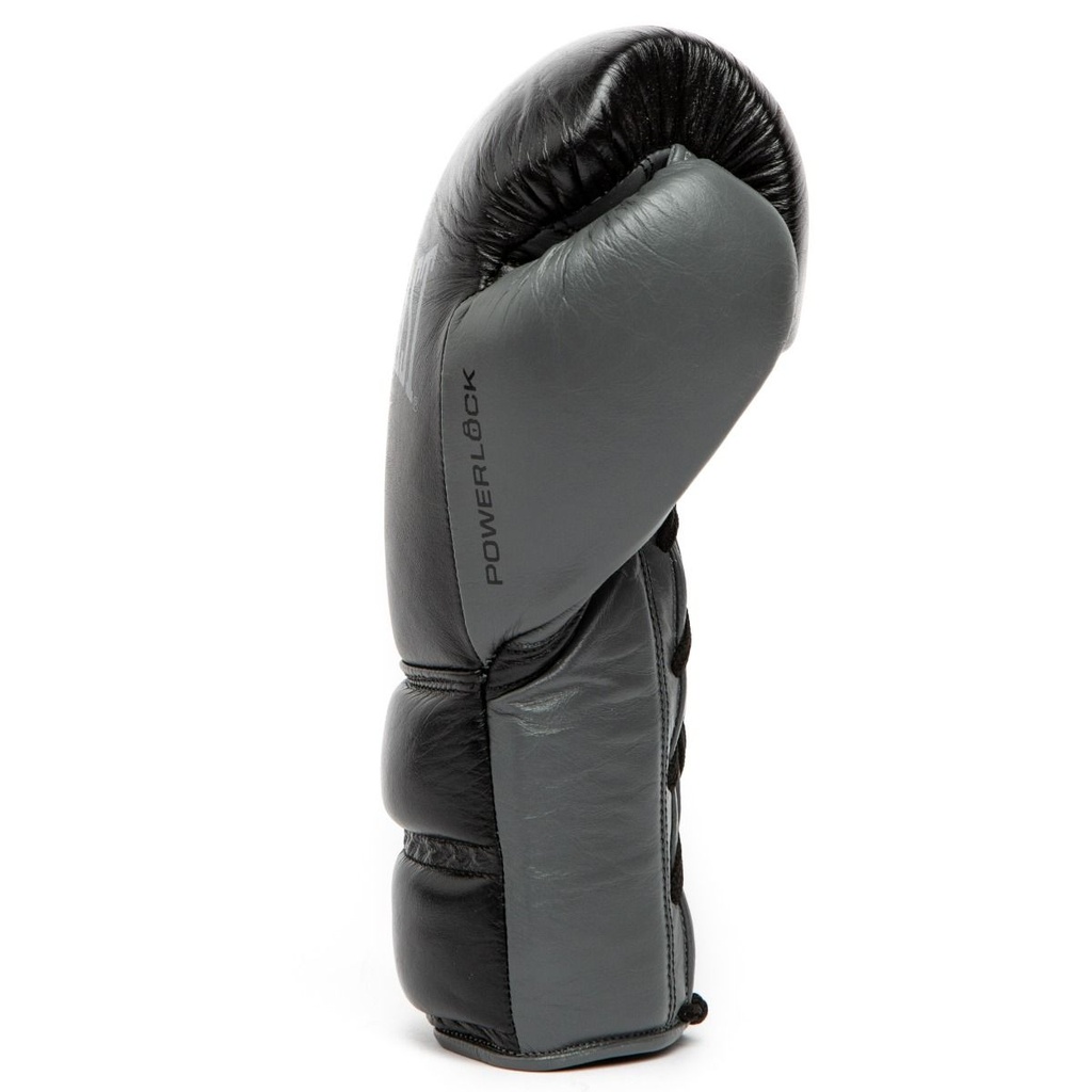 Everlast Boxhandschuhe Powerlock 2 Pro mit Schnürung, Schwarz-Grau 3