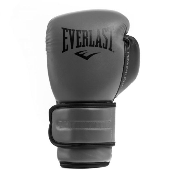 Everlast Boxhandschuhe Powerlock 2R, Grau-Schwarz 2