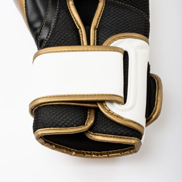 Everlast Boxhandschuhe Powerlock 2R, Weiß-Gold 5