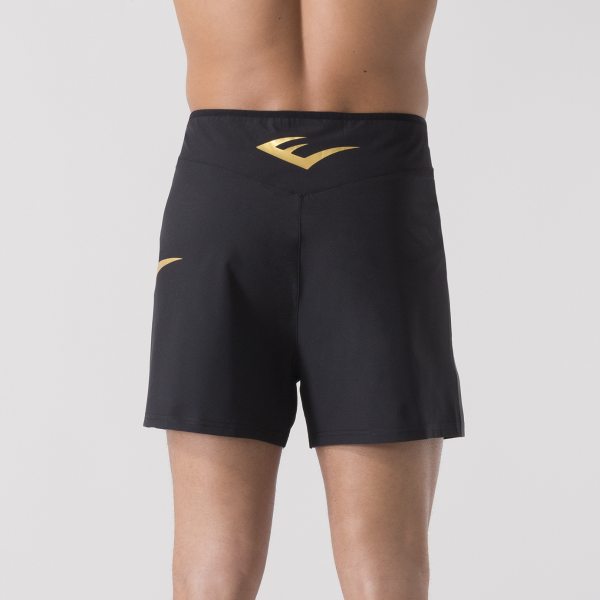 Everlast Fight Shorts, Schwarz-Gold 2