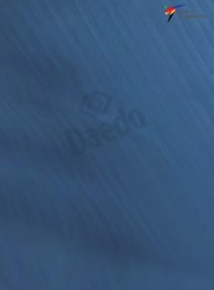 Daedo Taekwondo Poomsae Anzug Dan Damen, Weiß-Blau