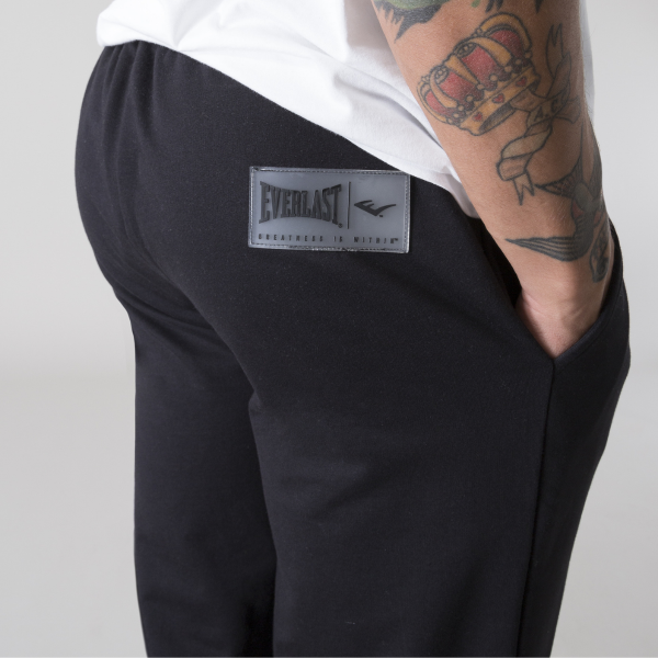 Everlast Jogginghose Logo, Schwarz 4