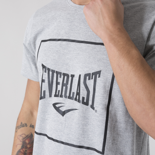 Everlast T-Shirt Square-Logo, Grau 4