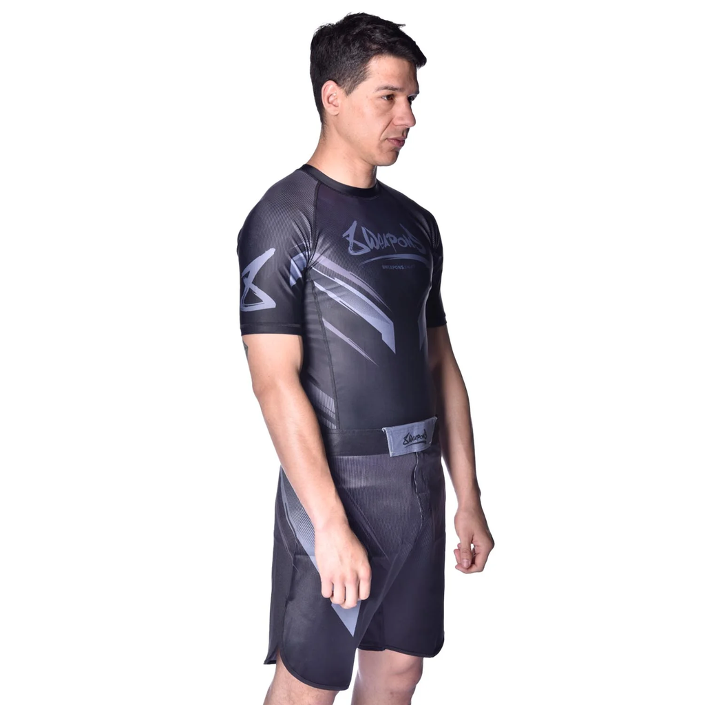 8Weapons Fight Shorts Shift, Schwarz-Matt 4