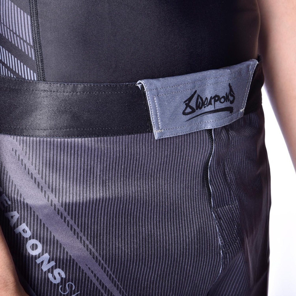 8Weapons Fight Shorts Shift, Schwarz-Matt