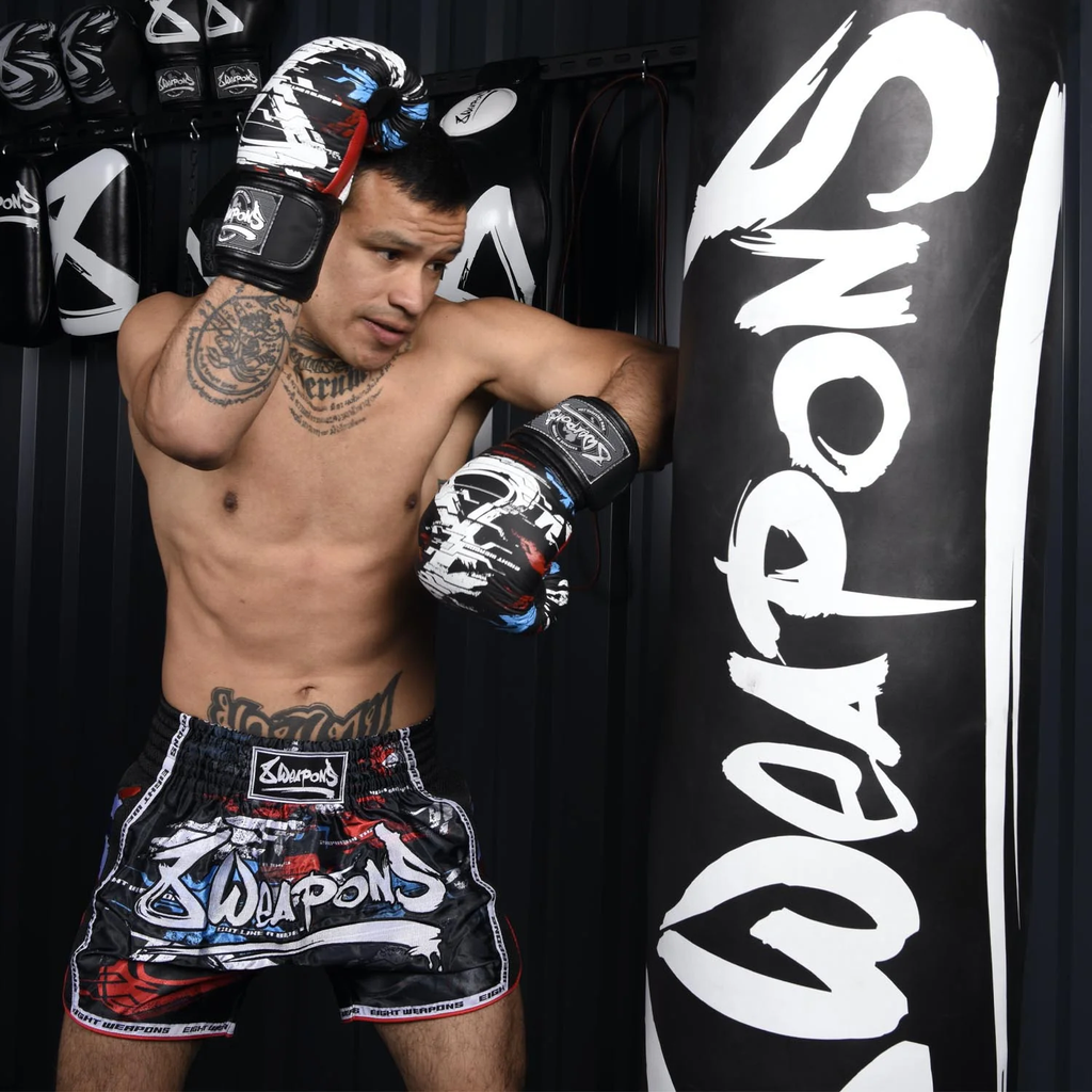 8Weapons Muay Thai Shorts Cut Like A Blade 2.0, Schwarz 6