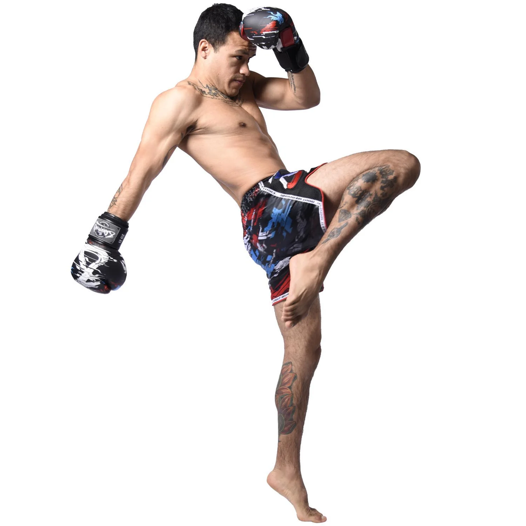 8Weapons Muay Thai Shorts Cut Like A Blade 2.0, Schwarz 7