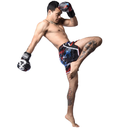 8Weapons Muay Thai Shorts Cut Like A Blade 2.0, Schwarz 7