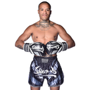 8Weapons Muay Thai Shorts Shift, Schwarz 3