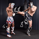 8Weapons Muay Thai Shorts Shift, Schwarz 11