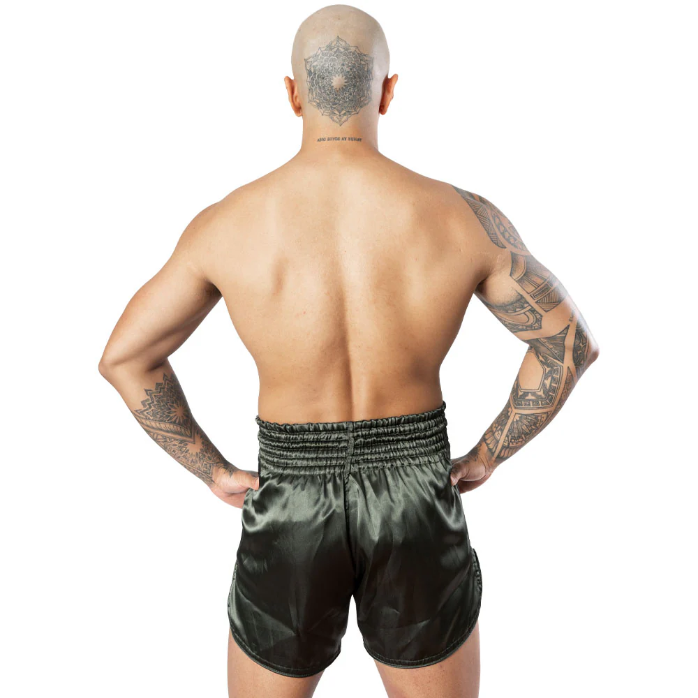 8Weapons Muay Thai Shorts Strike, Olive 6