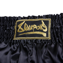8Weapons Muay Thai Shorts Strike, Schwarz-Gold 3