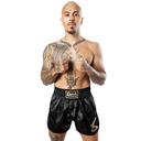 8Weapons Muay Thai Shorts Strike, Schwarz-Gold 5