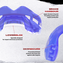 Safejawz Mundschutz für Zahnspangenträger Front Bracket, Blau 3