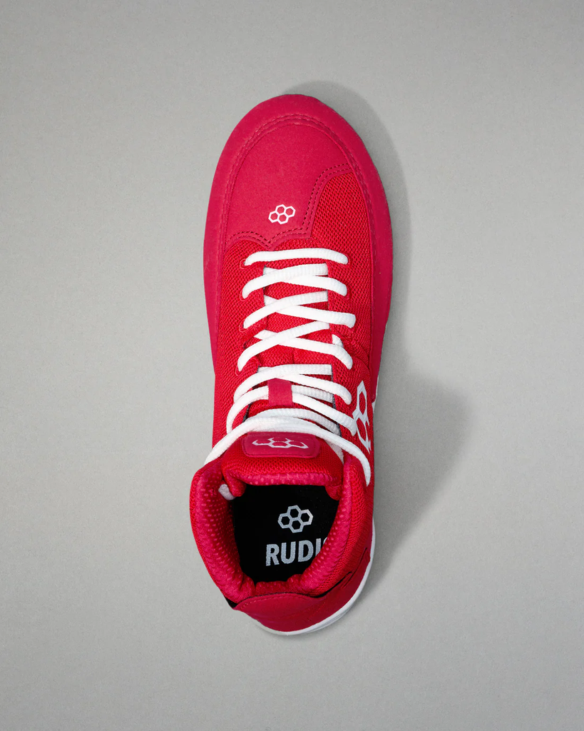 Rudis Ringerschuhe Courage Crimson, Rot