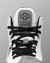 Rudis Ringerschuhe Courage Midnight White, Weiß-Grau