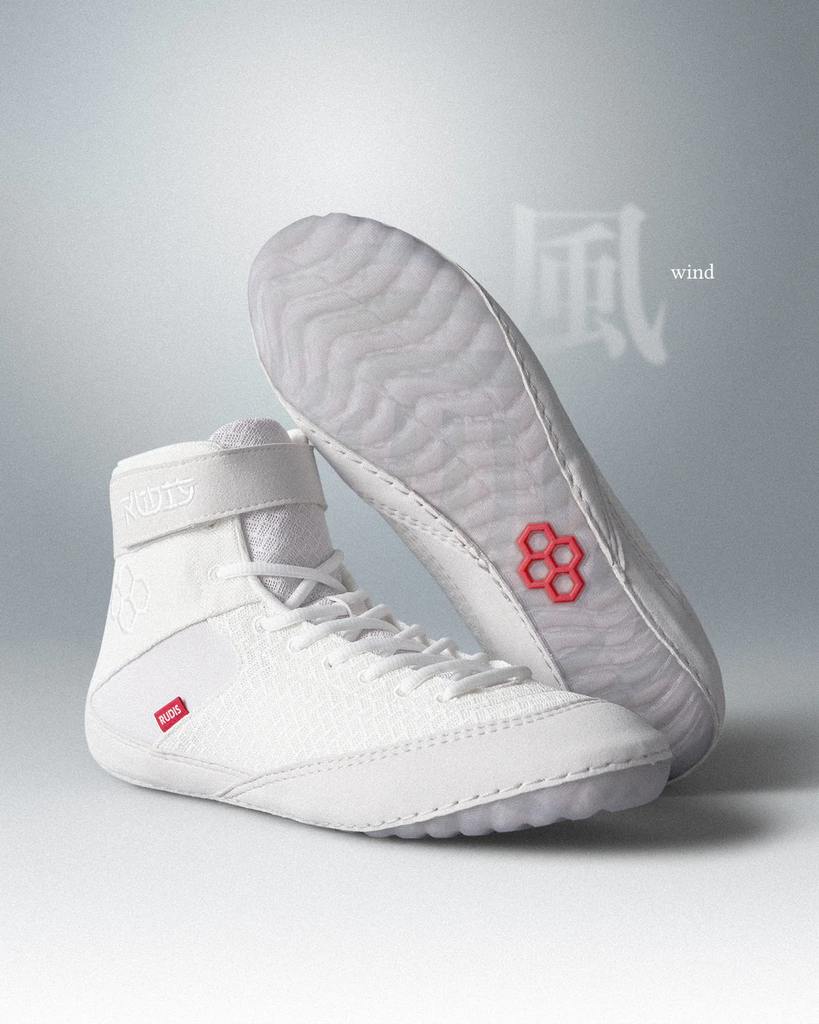 Rudis Ringerschuhe Samuray Wind, Weiß