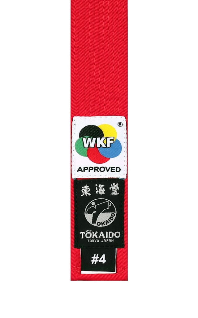 Tokaido Gürtel Karate WKF, Rot
