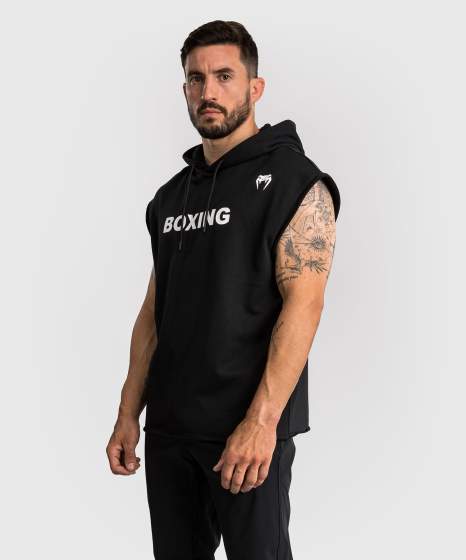 Venum Hoodie Boxing VT Ärmellos, Schwarz 3