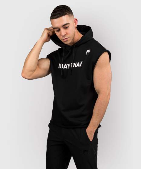 Venum Hoodie Muay Thai VT Ärmellos, Schwarz 2