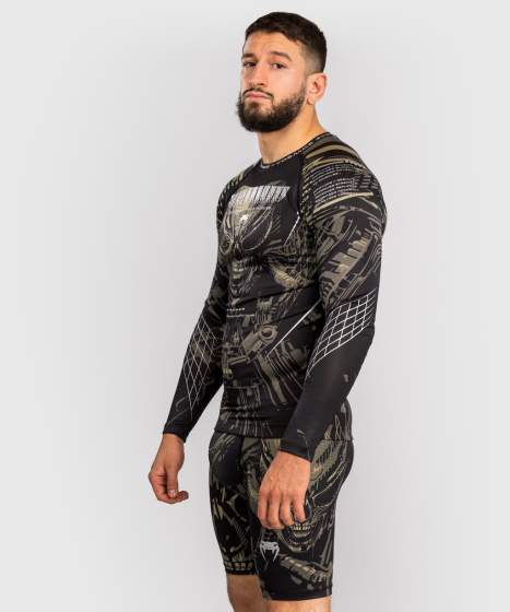 Venum Rash Guard Invader, Schwarz 3