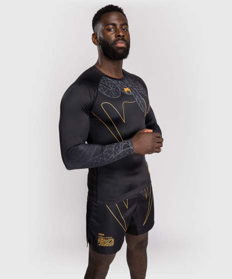 Venum Rash Guard Serpenti, Schwarz 2
