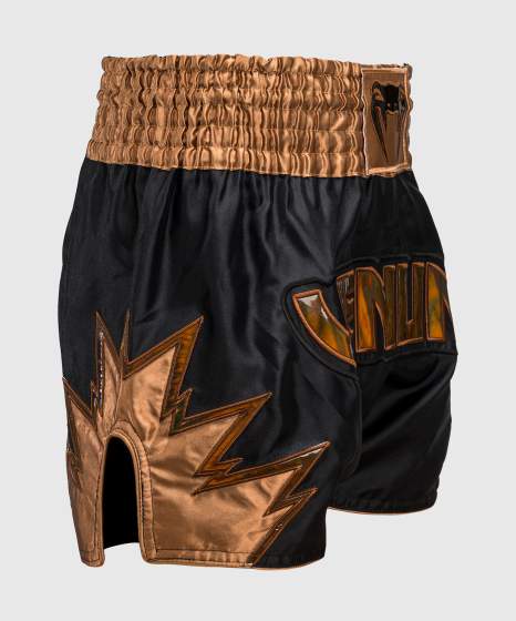 Venum Muay Thai Shorts Inferno, Schwarz-Bronze 4