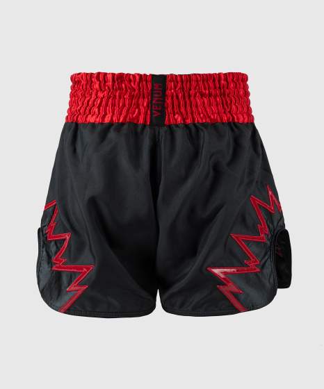 Venum Muay Thai Shorts Inferno, Schwarz-Rot 3