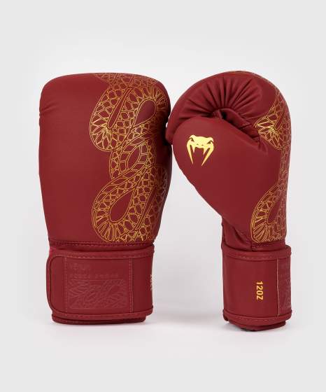 Venum Boxhandschuhe Serpenti, Burgunderrot 2