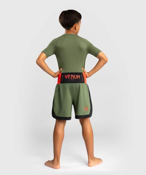 Venum Boxhose Classic Kids, Khaki-Orange 3