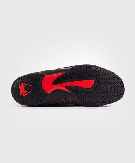 Venum Boxschuhe Elite, Schwarz-Grau-Gold 5