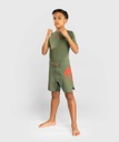 Venum Fight Shorts Light Kids, Khaki-Orange 4