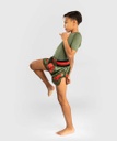 Venum Muay Thai Shorts Inferno Kids, Khaki-Orange 3