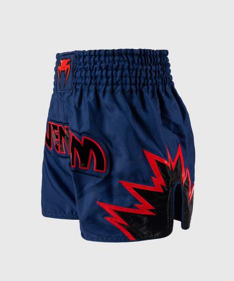 Venum Muay Thai Shorts Inferno, Blau-Schwarz-Rot 4